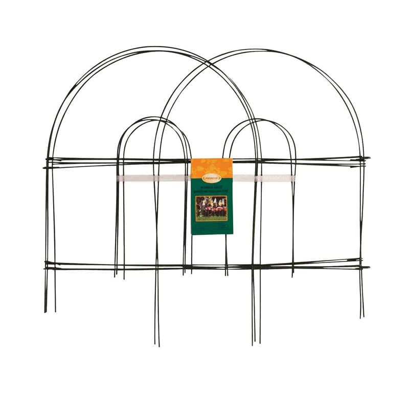  Panacea 10 Ft. L X 18 In. H Metal Green Garden Fence