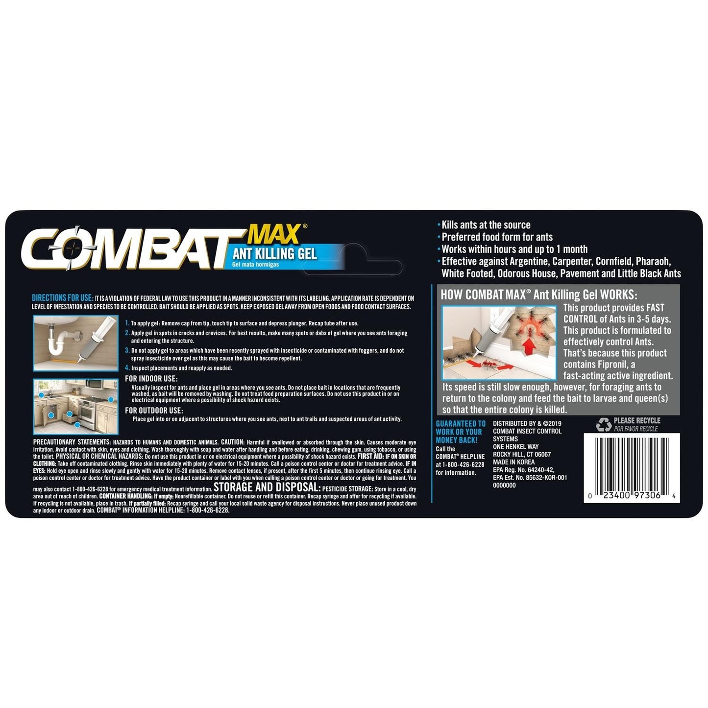  Combat Max Ant Killer Syringe 0.95 Oz