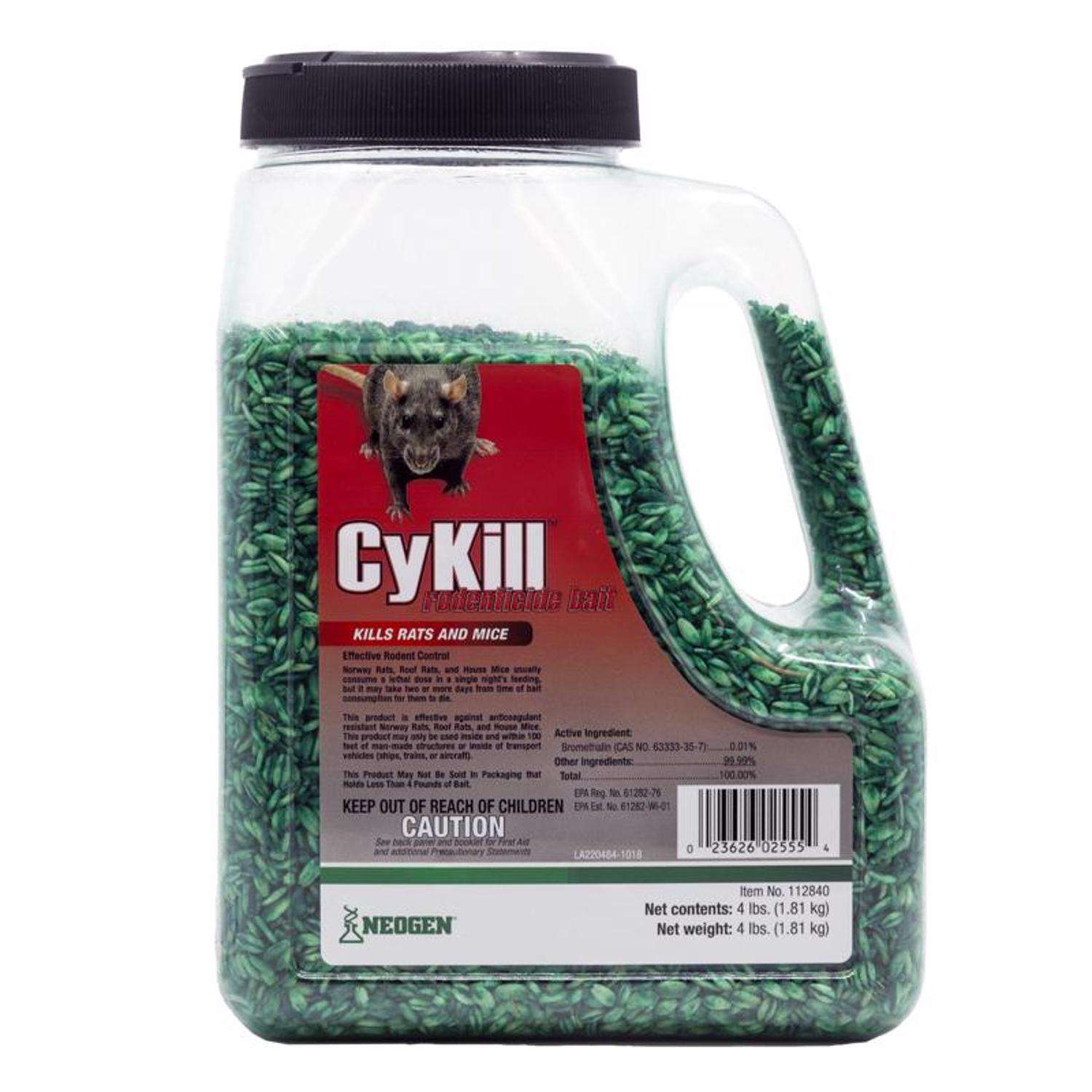  CyKill Toxic Rodenticide Bait Pellets For Mice And Rats 4 Lb 1 Pk