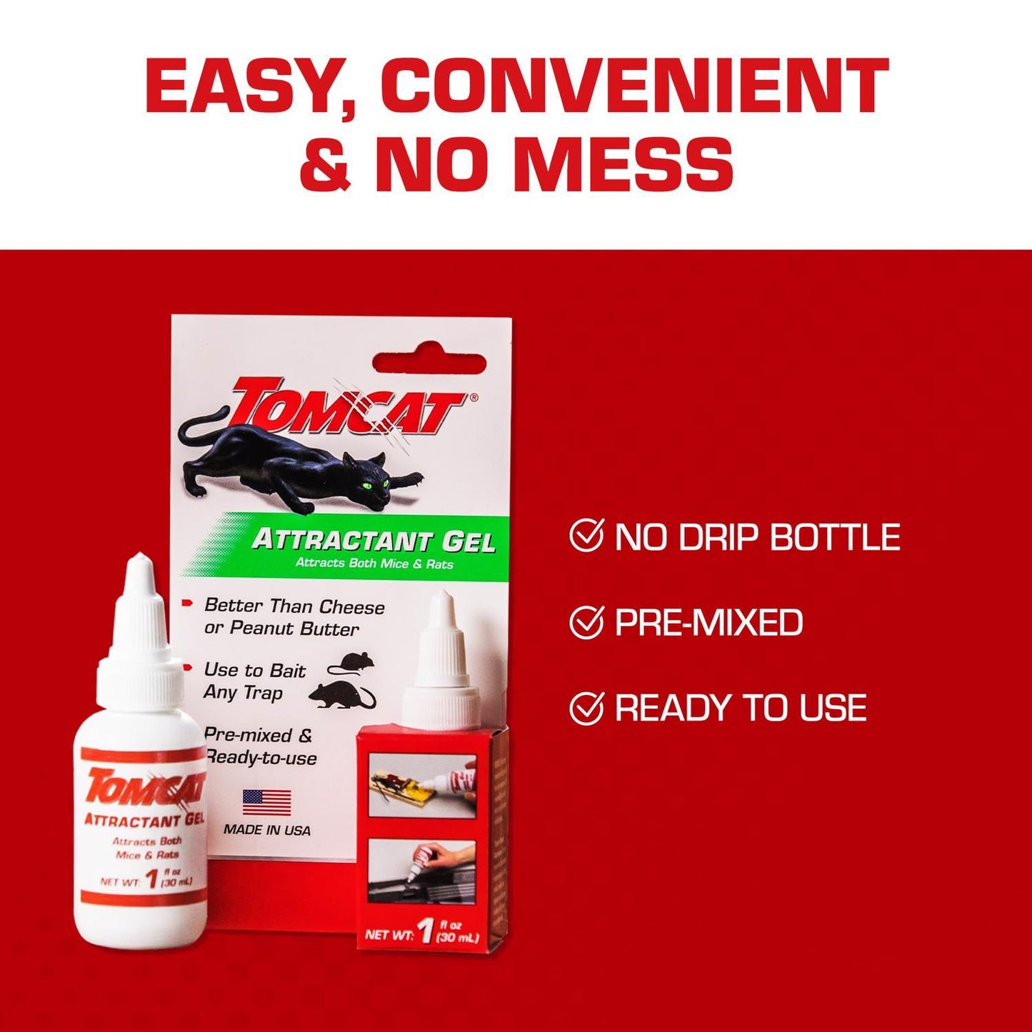  Tomcat Bait Gel For Mice And Rats 1 Oz 1 Pk