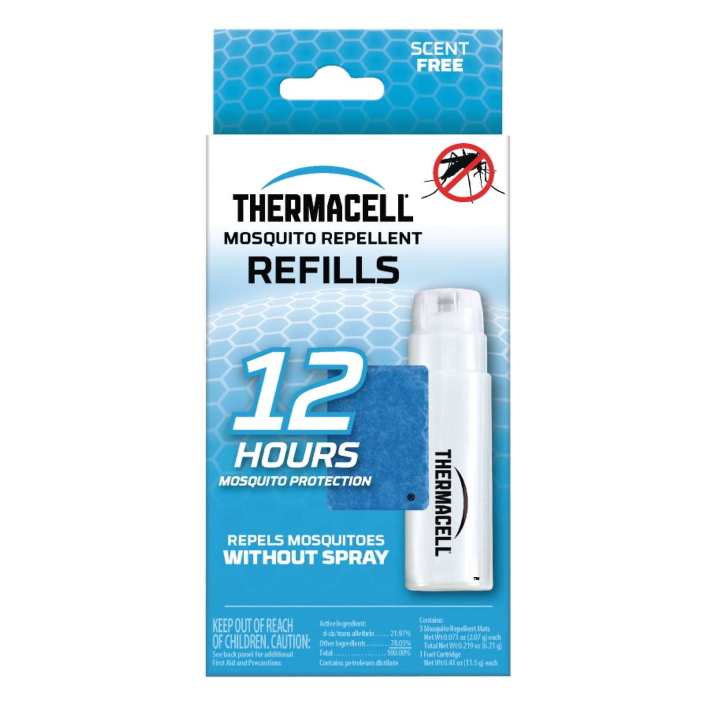  Thermacell Refills Insect Repellent Refill Cartridge Cartridge For Mosquitoes 0.2 Oz