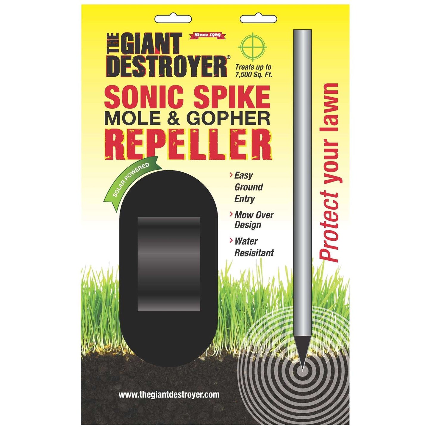 The Giant Destproyer Sonic Spike Sonic Pest Repeller Spike For Gophers And Moles