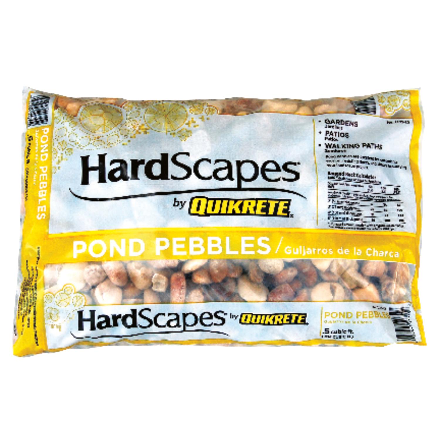  Quikrete HardScapes Assorted Decorative Pebble Pond Pebbles 0.5 Cu Ft 50 Lb