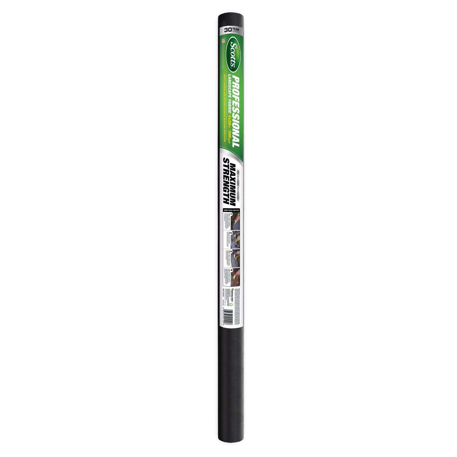  Scotts Professional 4 Ft. W X 50 Ft. L Polypropylene Landscape Fabric