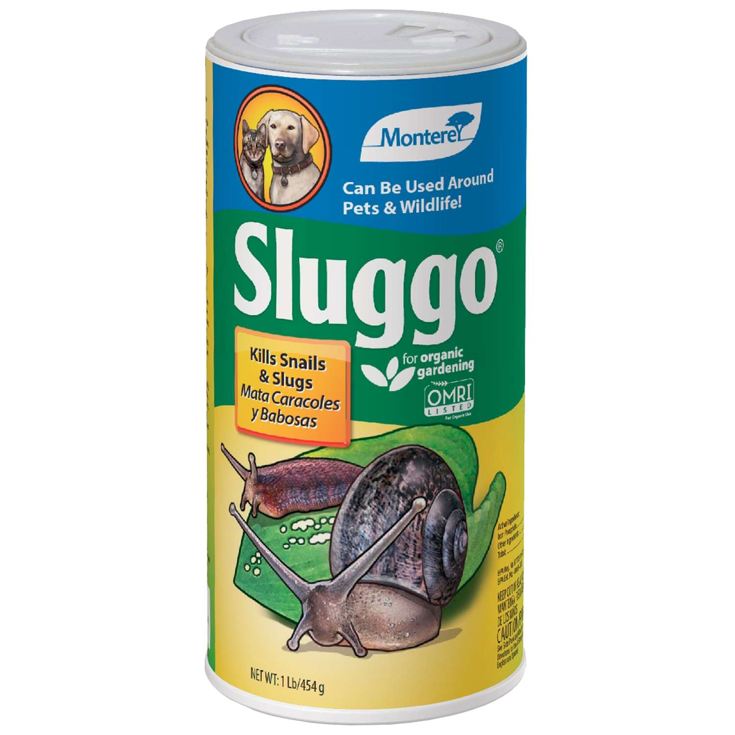  Monterey Sluggo Slug And Snail Killer 1 Lb