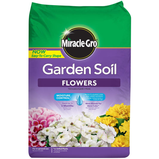  Miracle-Gro Flower Garden Soil 1.5 Cu Ft
