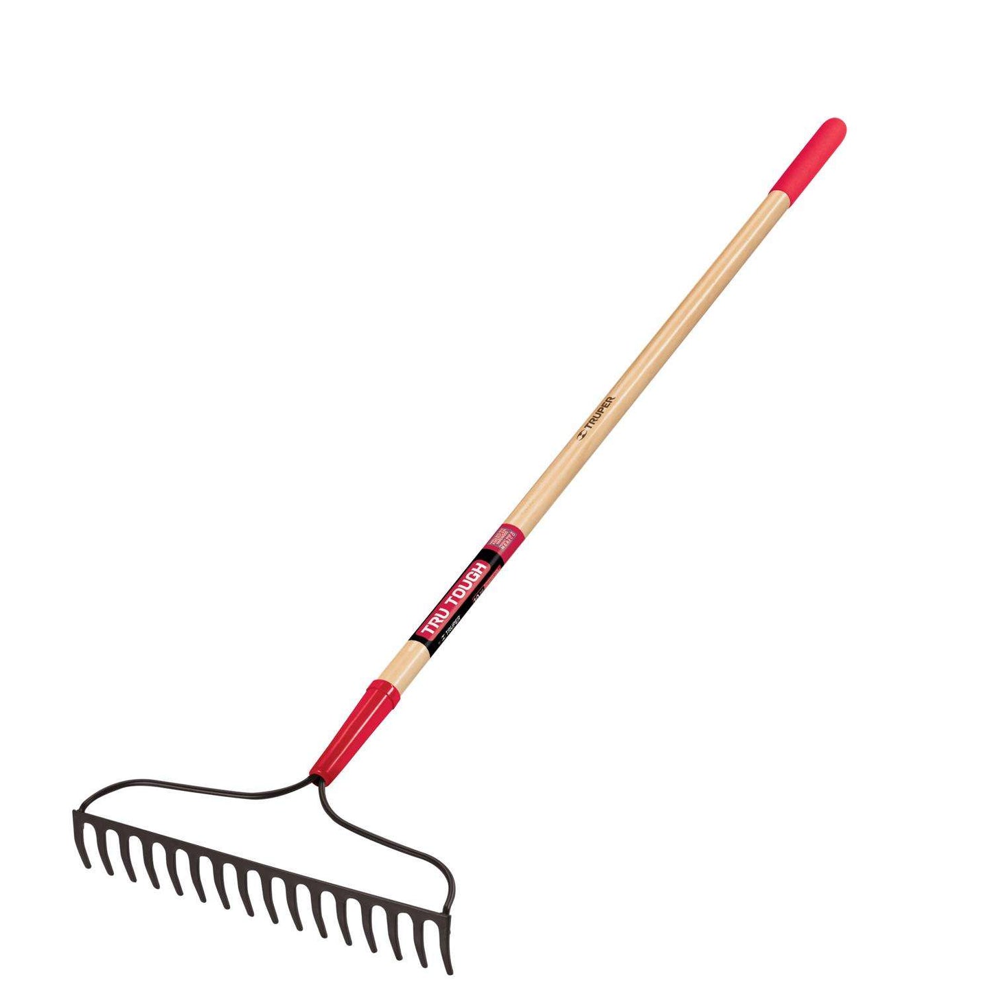  Truper Tru-Tough 59.75 In. 16 Tine Steel Bow Rake Wood Handle
