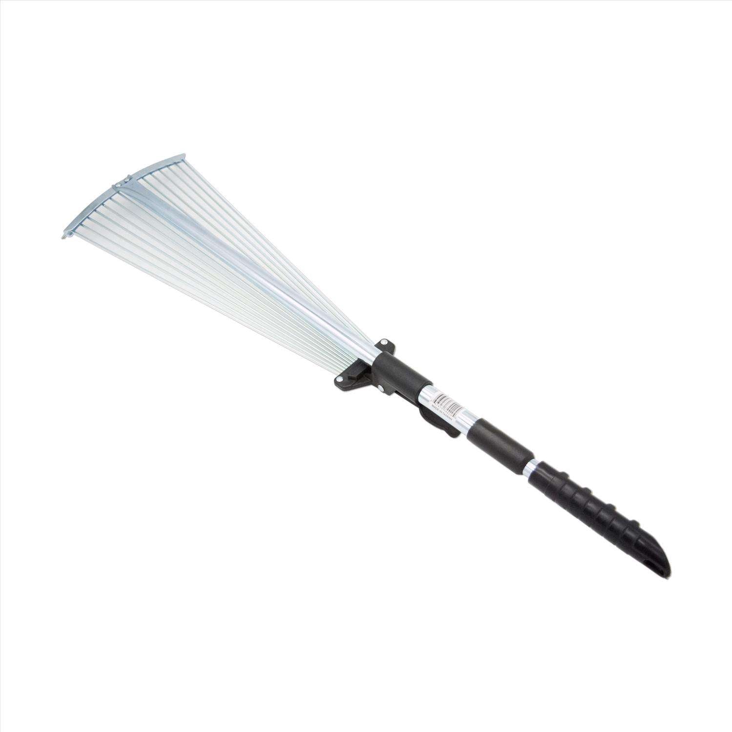  Zenport 63 In. 15 Tine Steel Fan Rake Steel Handle