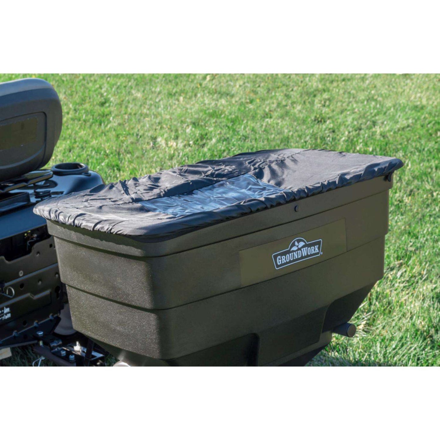  Agri-Fab 12 Ft. W Tow Behind Spreader For Fertilizer/Grass Seed/Ice Melt 185 Lb