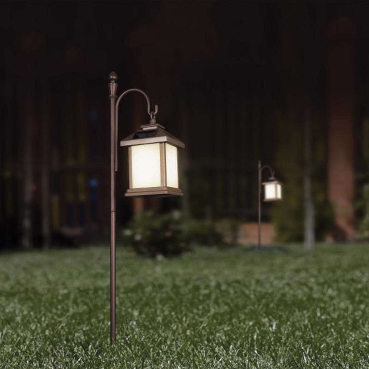  Feit SOLAR FIXTURES Black Metal 48 In. H Shepherd's Hook 1 Pk