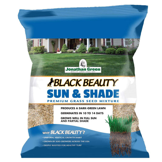  Jonathan Green Black Beauty Sun And Shade Mixed Partial Shade/Sun Grass Seed 3 Lb