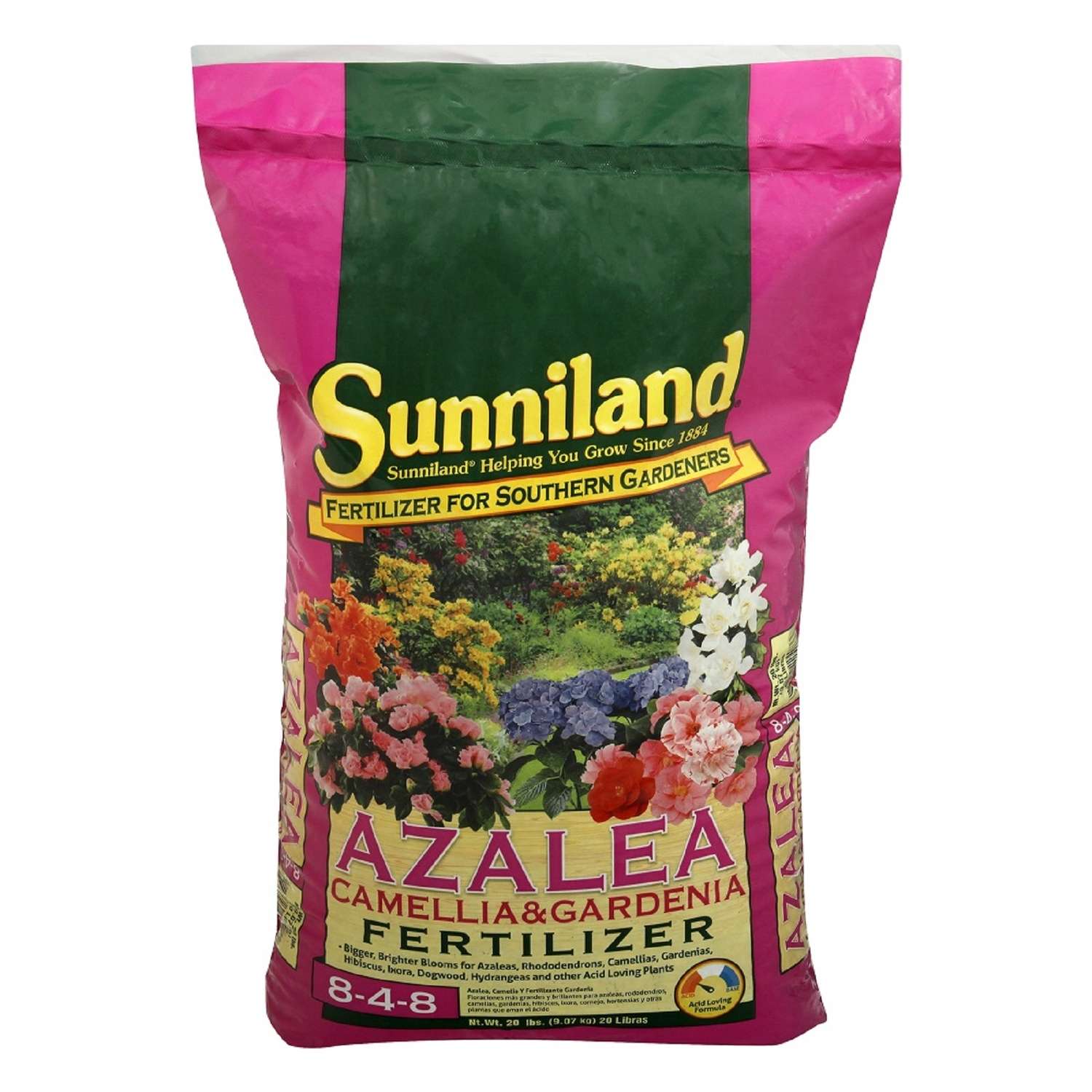  Sunniland Azaleas/Camellias/Gardenias 8-4-8 Plant Fertilizer 20 Lb