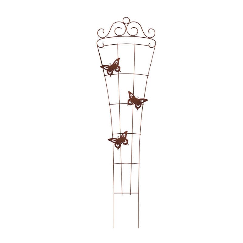  Panacea 72.5 In. H Brown Steel Trellis