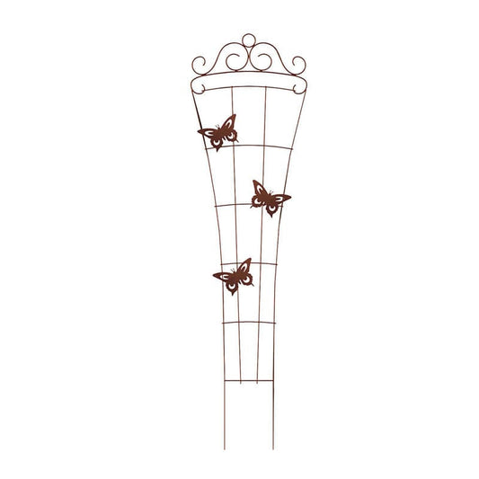  Panacea 72.5 In. H Brown Steel Trellis