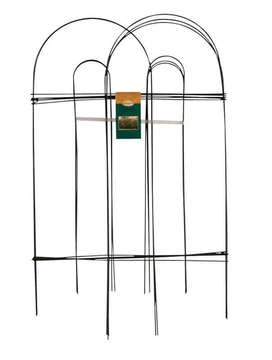  Panacea 10 Ft. L X 32 In. H PVC Green Garden Fence