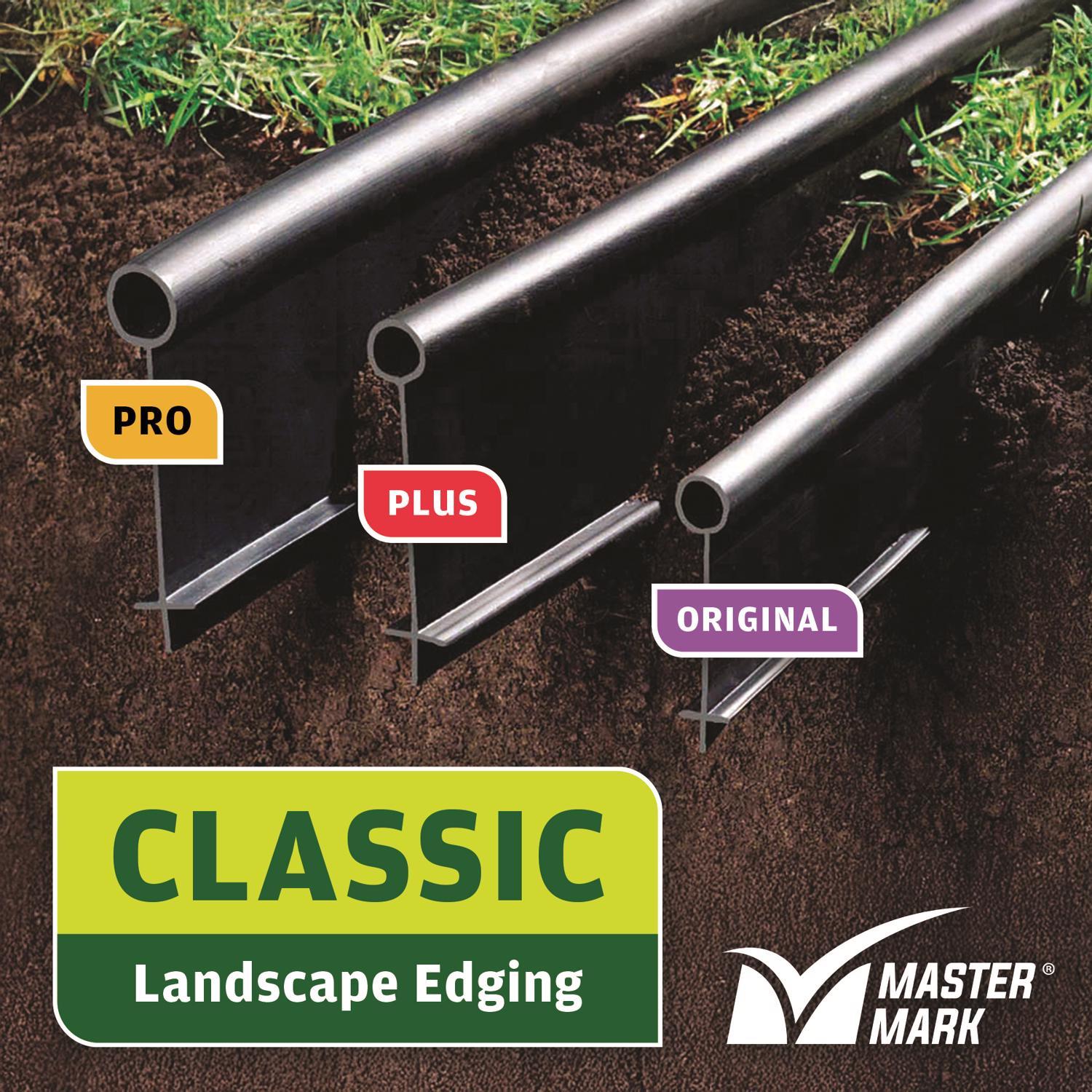  Master Mark Pro 20 Ft. L X 5 In. H Plastic Black Lawn Edging