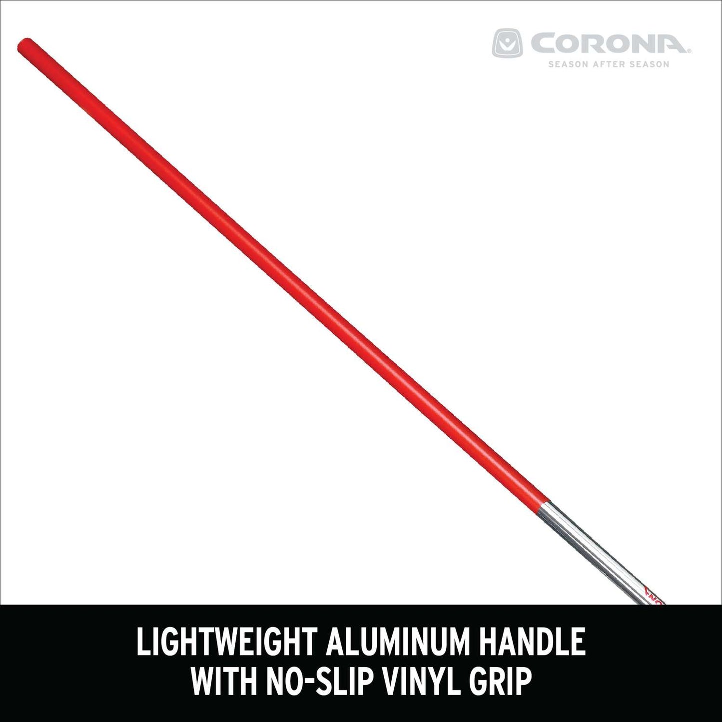  Corona 62 In. 11 Tine Steel Shrub Rake Aluminum Handle
