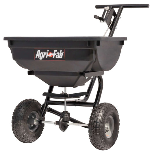  Agri-Fab 120 In. W Push Spreader For Fertilizer/Ice Melt/Seed 14000 Sq Ft