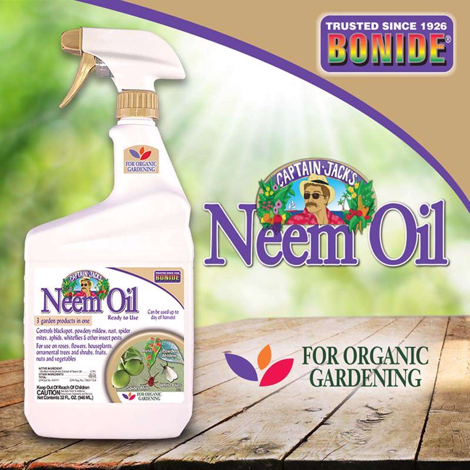  Bonide Captain Jacks Organic Fungicide/Insecticide/Miticide Liquid 32 Oz