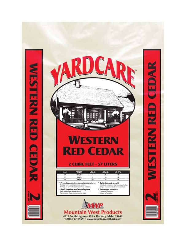  Yardcare Red Western Red Cedar Mulch 2 Cu Ft