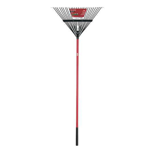  Ace 65 In. 24 Tine Steel Rake Fiberglass Handle