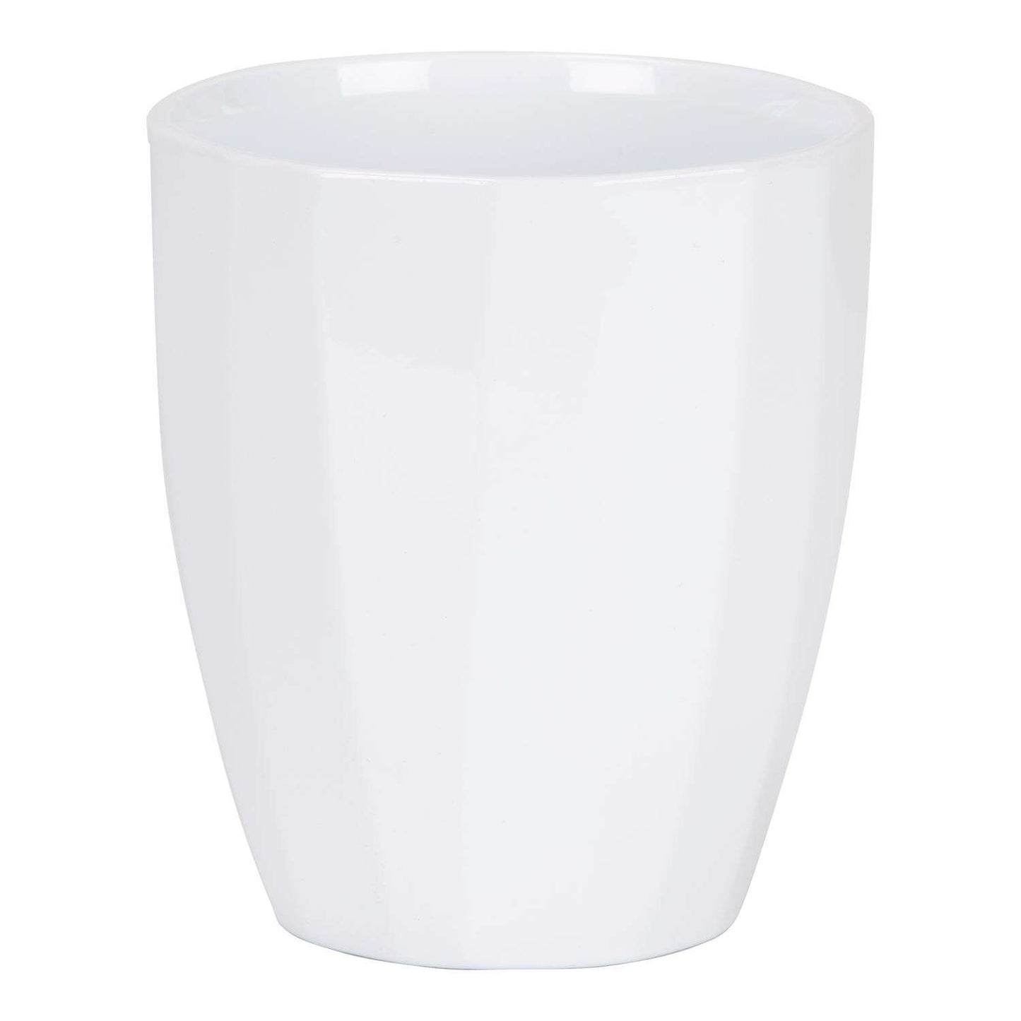  Scheurich 5 In. D Ceramic Ceramic Pot White