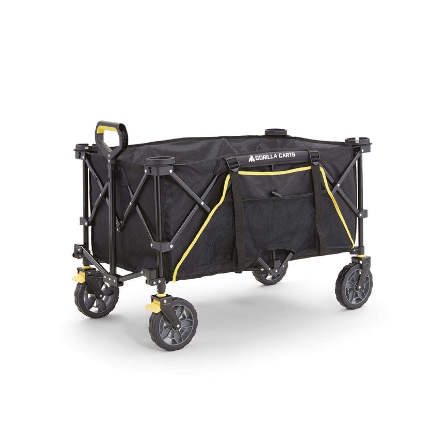  Gorilla Carts Polyester Fabric Folding Utility Wagon 150 Lb. Cap.