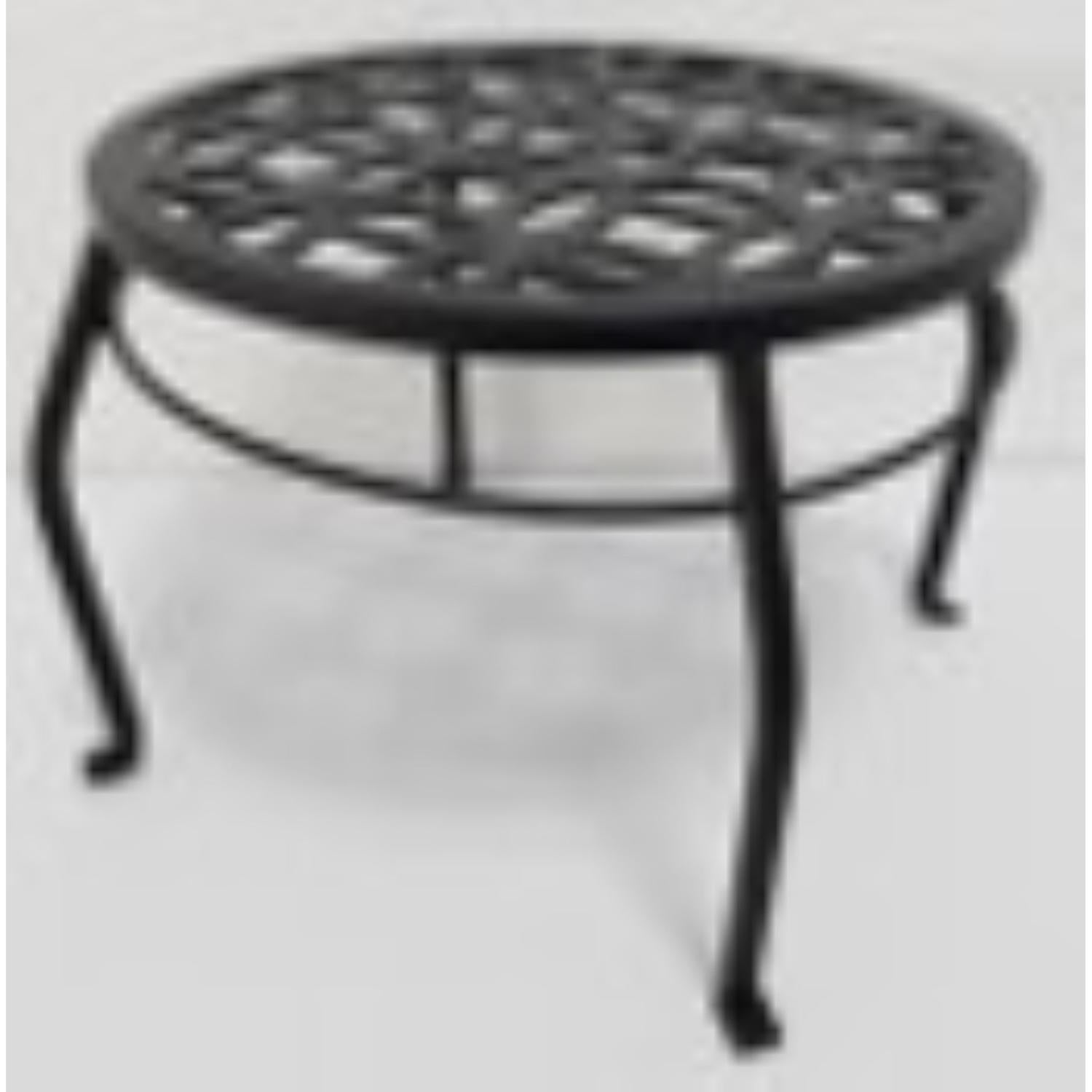  Living Accents 15 In. H Black Cast Iron Plant Stand