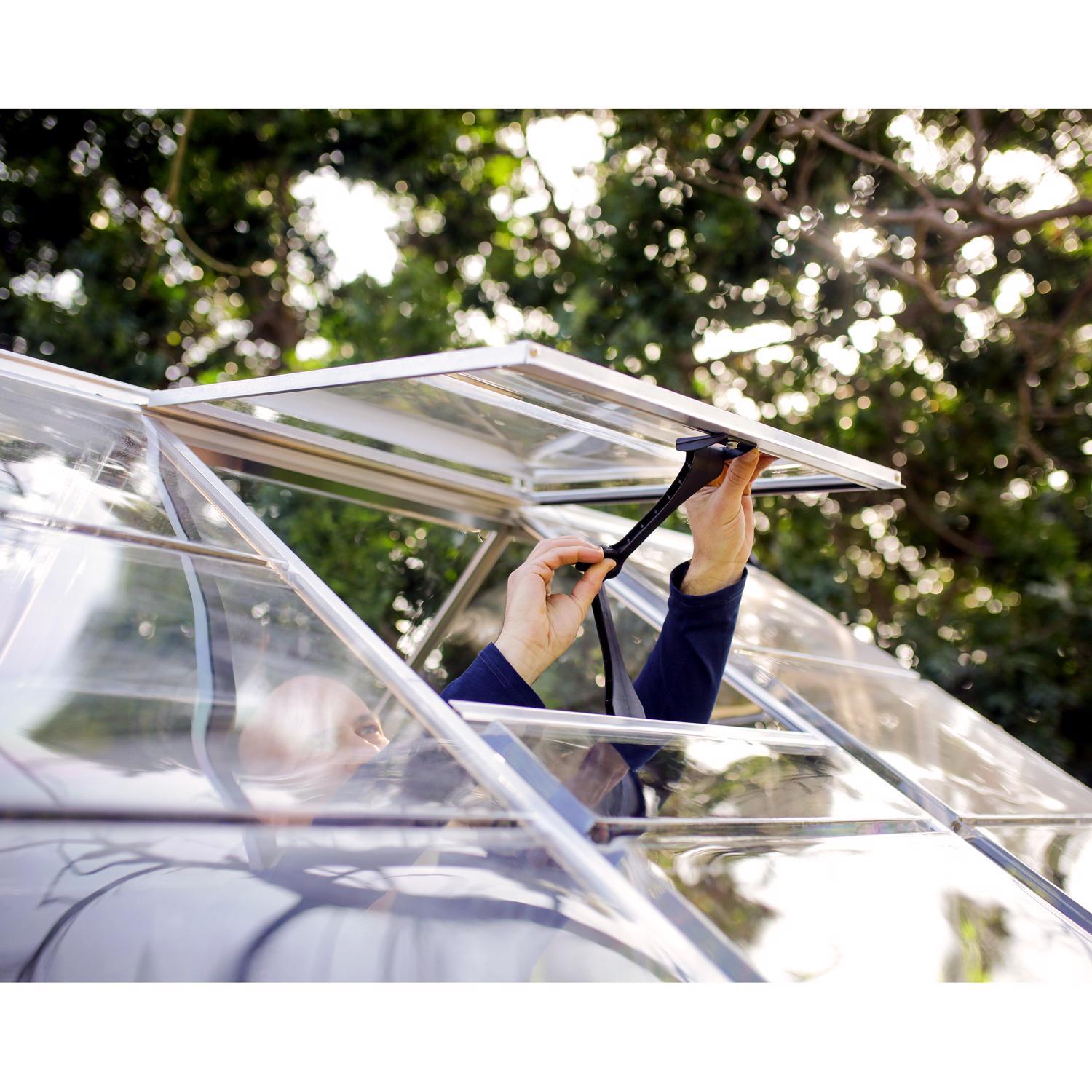  Canopia By Palram Harmony Silver 72.8 In. W X 49.6 In. D X 81.9 In. H Walk-In Greenhouse