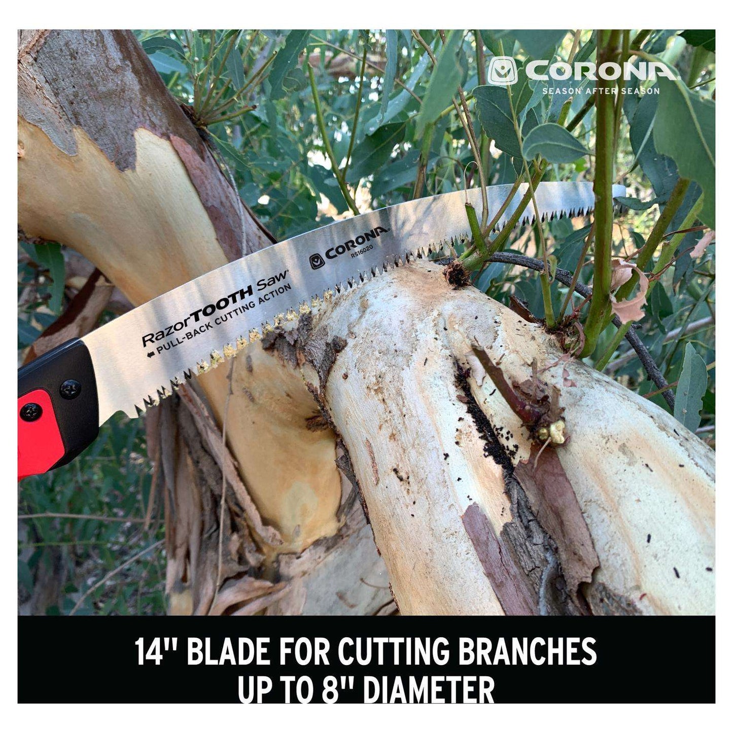  Corona RazorTOOTH RS16020 5 In. Carbon Steel Curved Pruning Saw