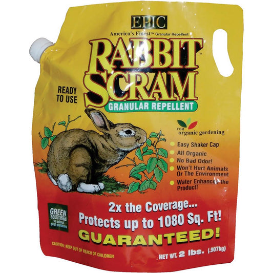  Epic Products Rabbit Scram Animal Repellent Granules For Rabbits 2 Lb