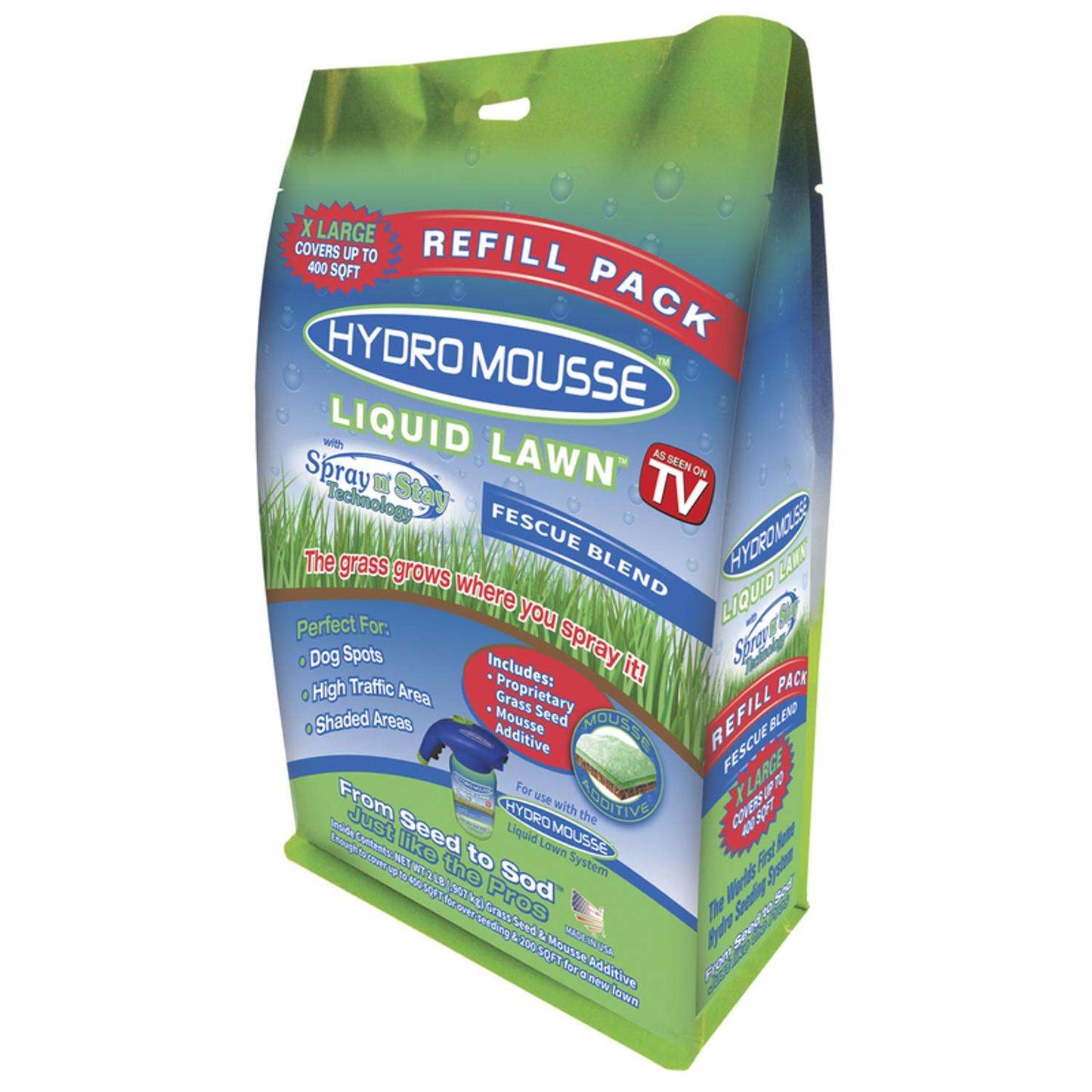  Hydro Mousse Liquid Lawn Fine Fescue Grass Full Sun Grass Seed 2 Lb