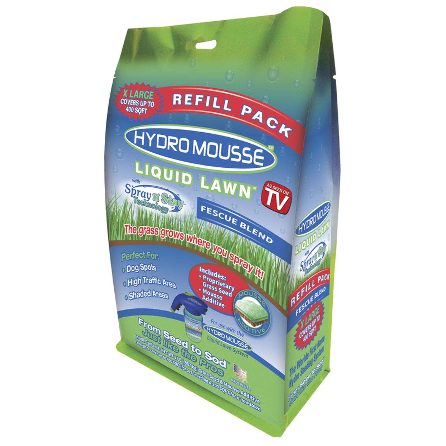  Hydro Mousse Liquid Lawn Fine Fescue Grass Full Sun Grass Seed 2 Lb