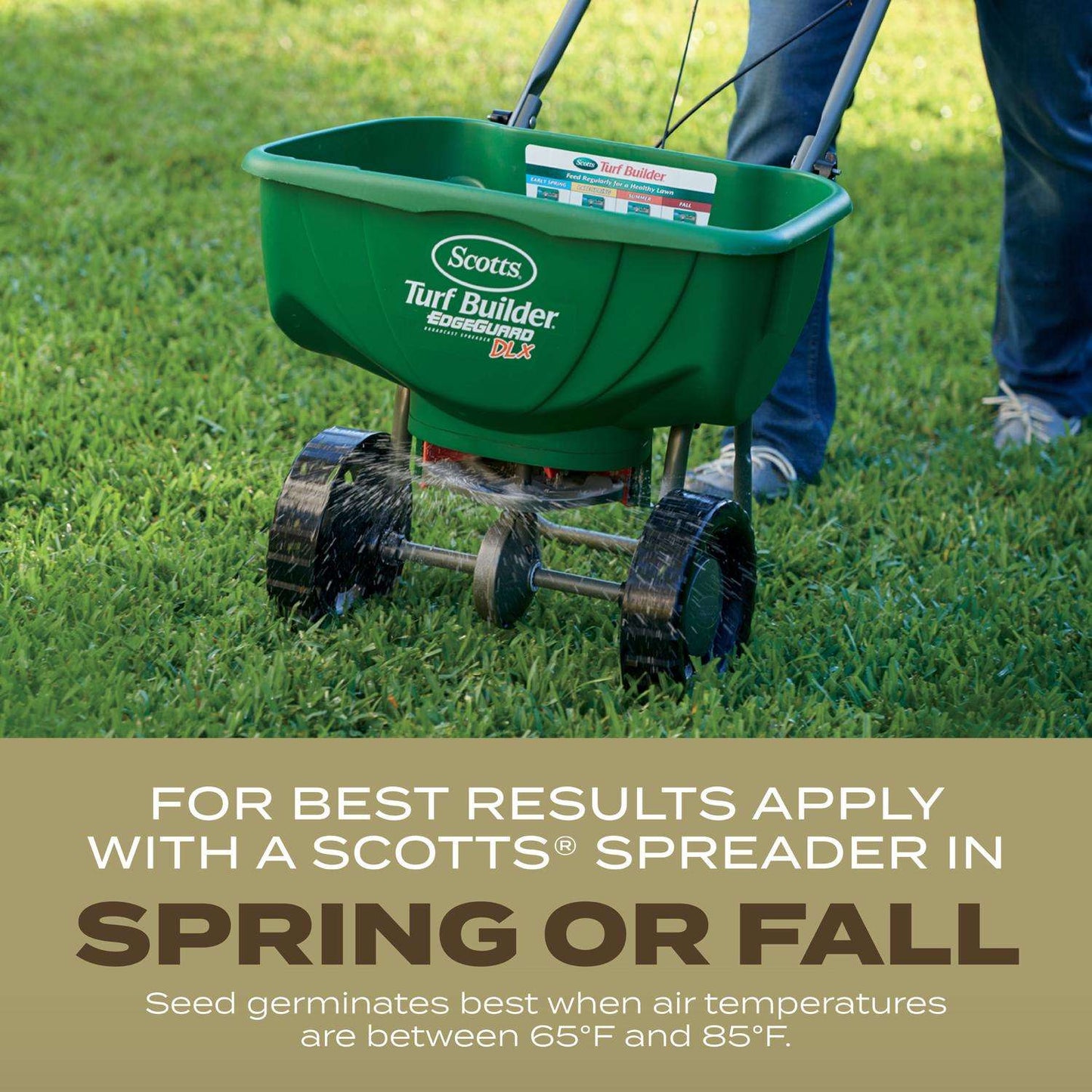  Scotts Turf Builder Tall Fescue Grass Sun Or Shade Fertilizer/Seed/Soil Improver 16 Lb