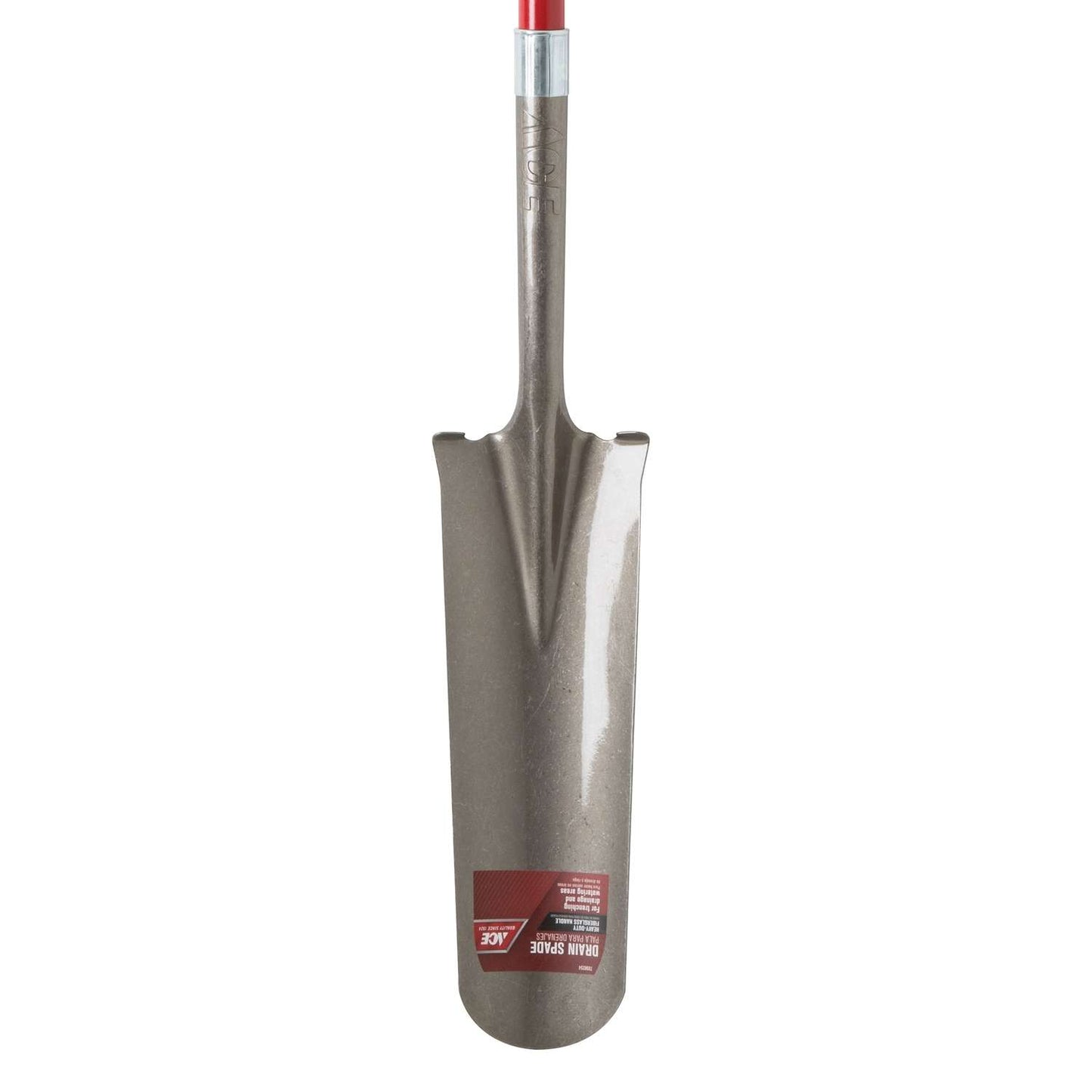 Ace 45.75 In. Steel Round Drain Spade Fiberglass Handle