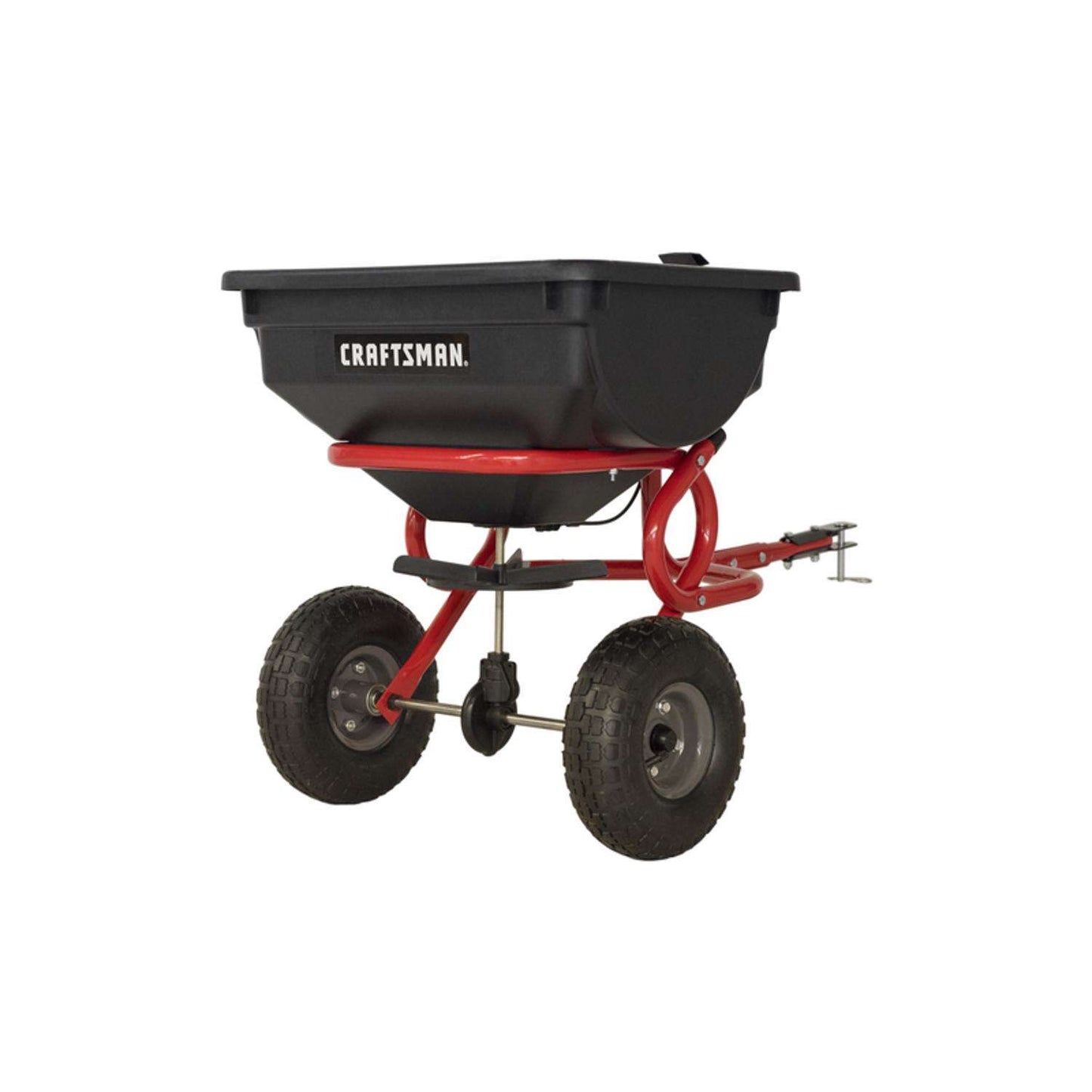  Craftsman Broadcast Tow Behind Seeder/Spreader For Fertilizer/Ice Melt/Seed 85 Lb