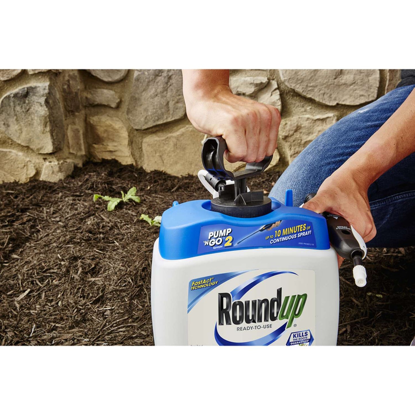  Roundup Fast Act Technology Weed And Grass Killer RTU Liquid 1.33 Gal