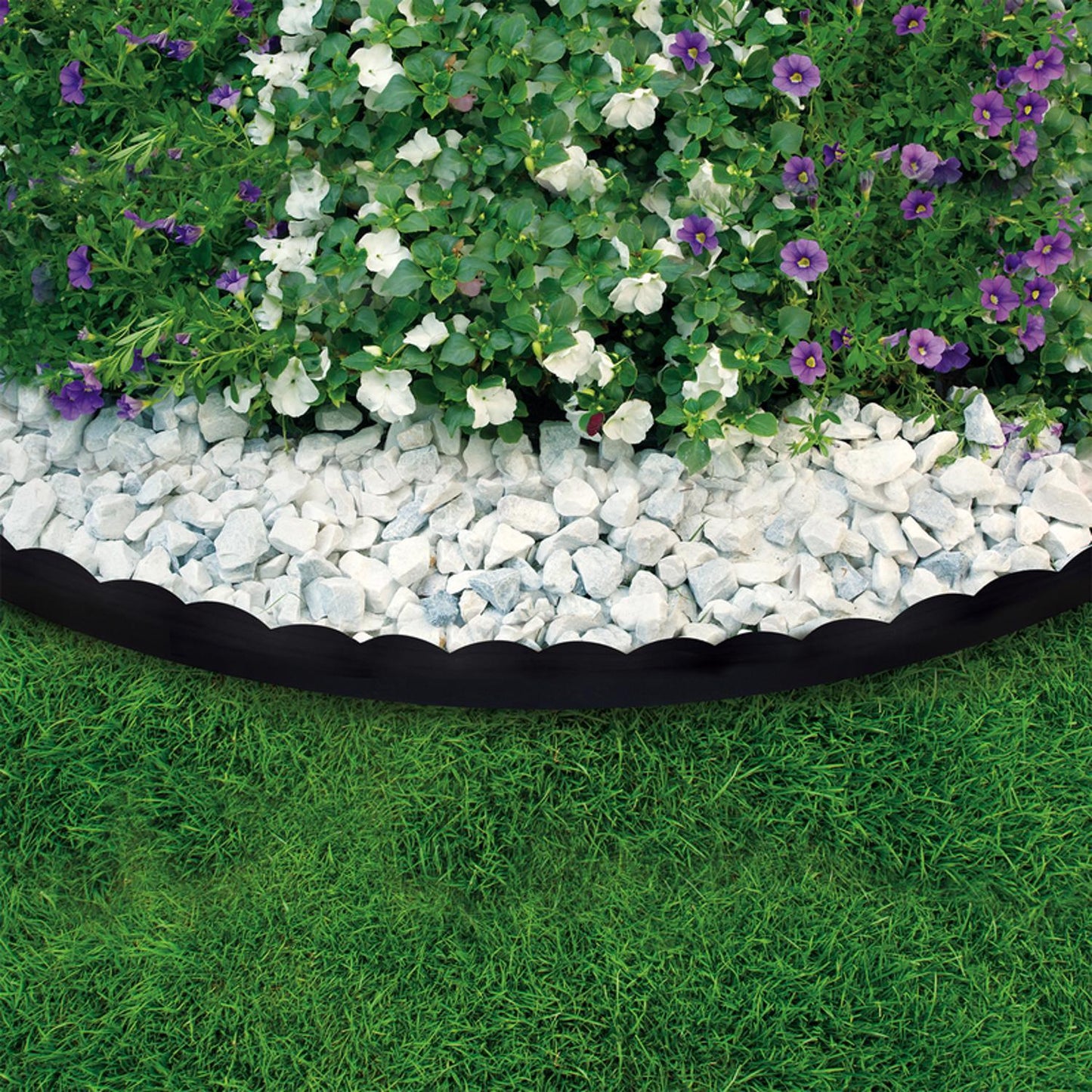  Dimex EasyFlex 20 Ft. L Plastic Black Landscape Edging Kit