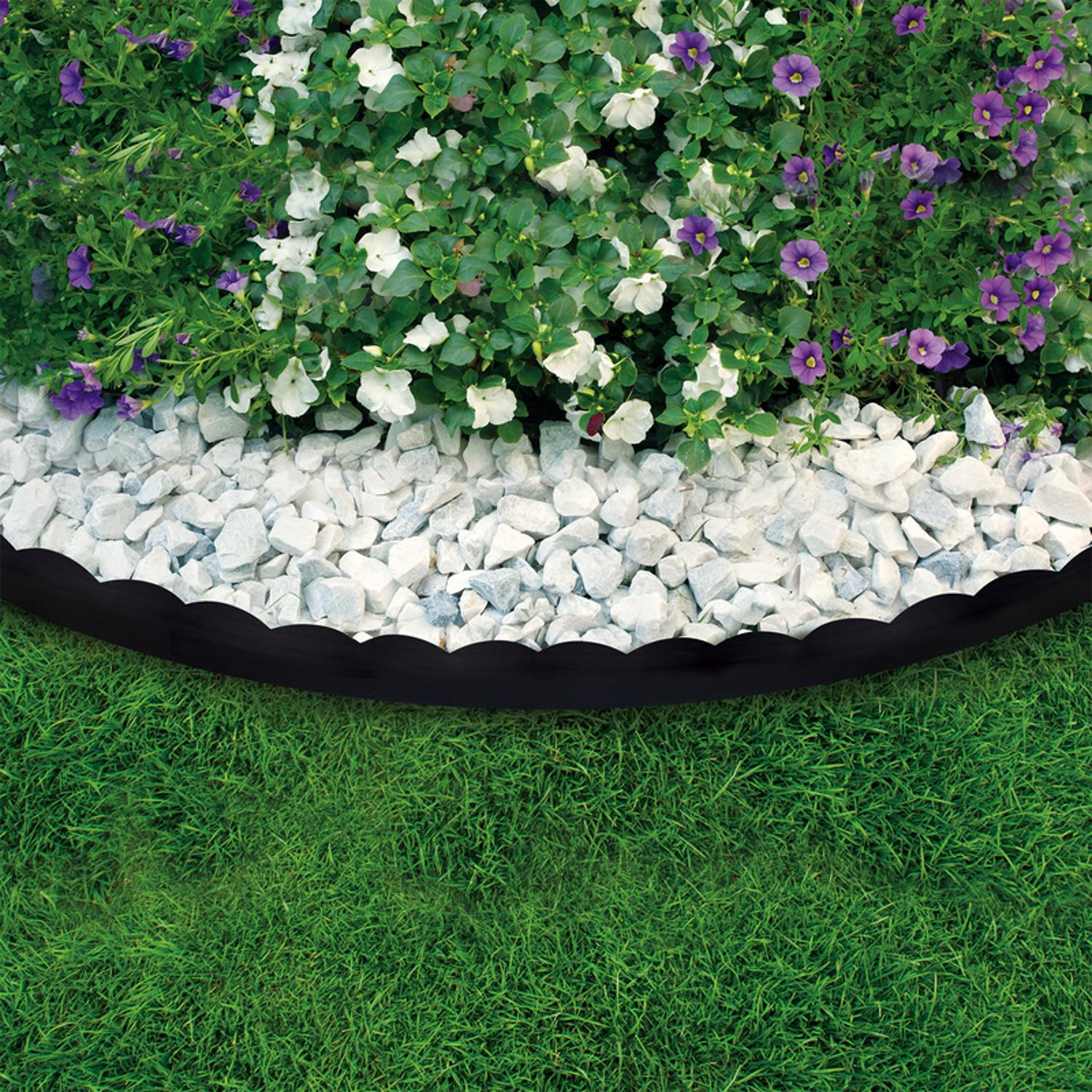  Dimex EasyFlex 20 Ft. L Plastic Black Landscape Edging Kit