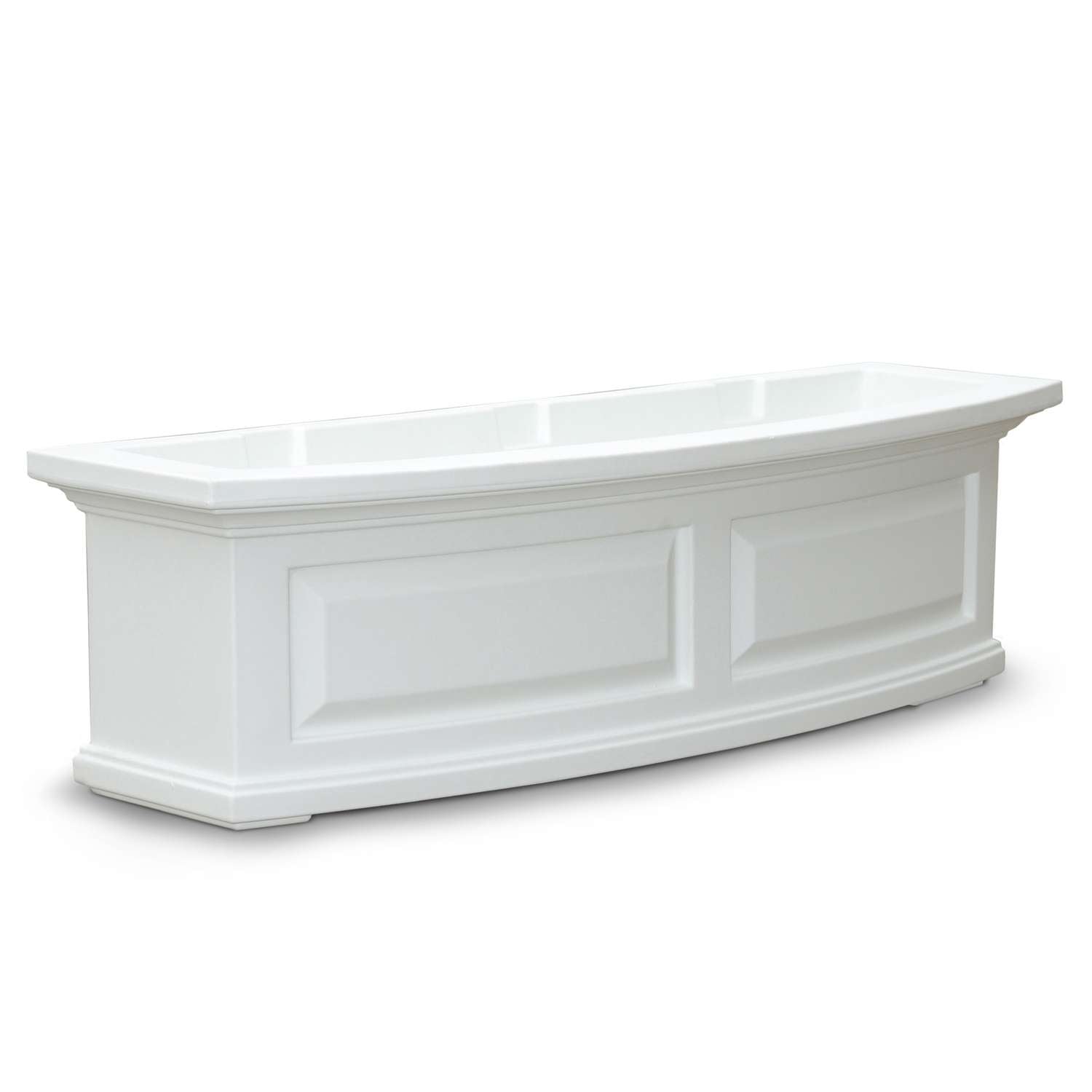  Mayne Nantucket 10 In. H X 11.5 In. W X 36 In. D Plastic Window Box White