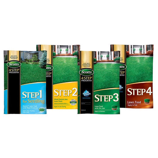  Scotts 4 Step Annual Program Lawn Food For All Grasses 15000 Sq Ft (For Seeding)