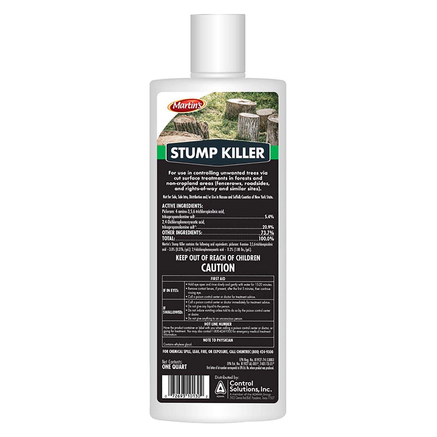  Martin's Stump Killer Brush And Stump Herbicide RTU Liquid 1 Qt
