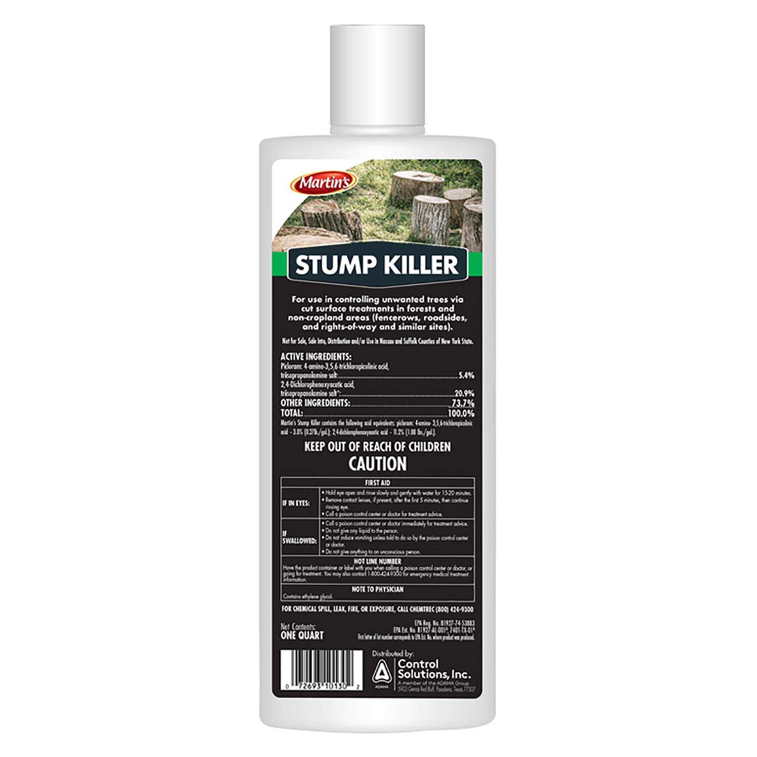  Martin's Stump Killer Brush And Stump Herbicide RTU Liquid 1 Qt