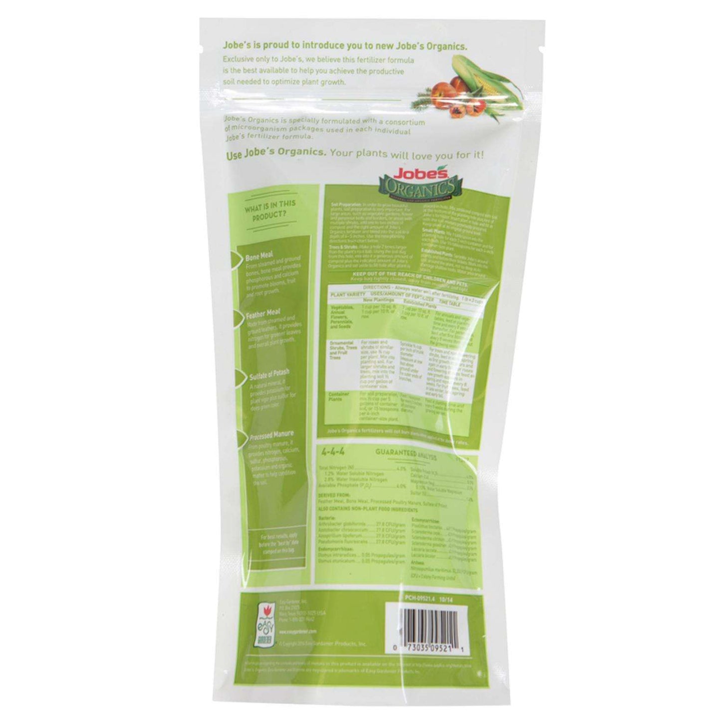  Jobe's Organic Granules All Purpose Plant Food 4 Lb