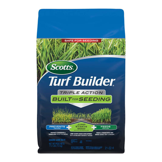  Scotts Turf Builder Pre Emergent Preventer & Fertilizer Lawn Fertilizer For All Grasses 4000 Sq Ft