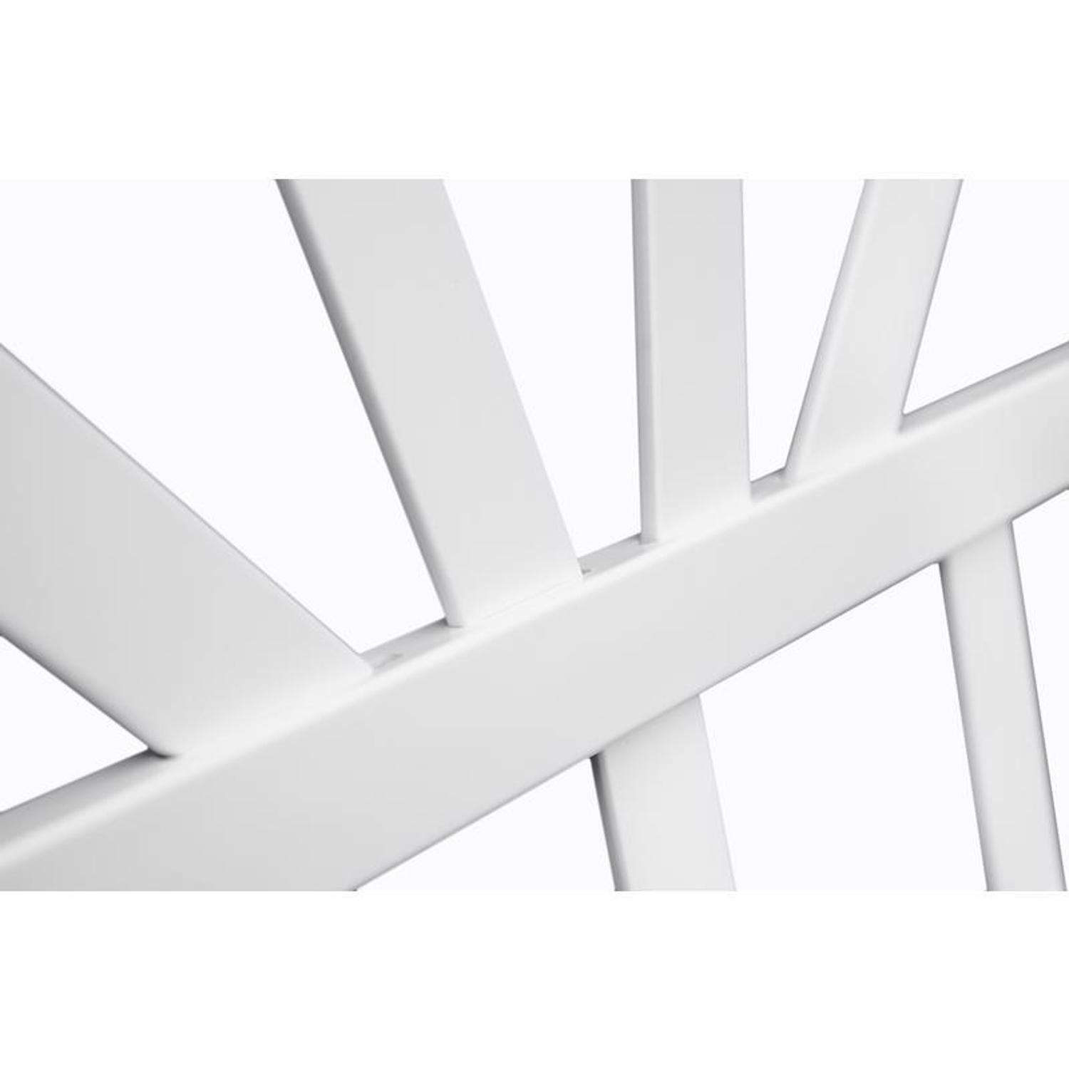  Vita Athens 77.25 In. H White Vinyl Garden Trellis