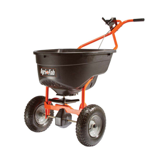  Agri-Fab 12 Ft. W Push High-Output Spreader For Fertilizer/Ice Melt/Seed 130 Lb. Cap.