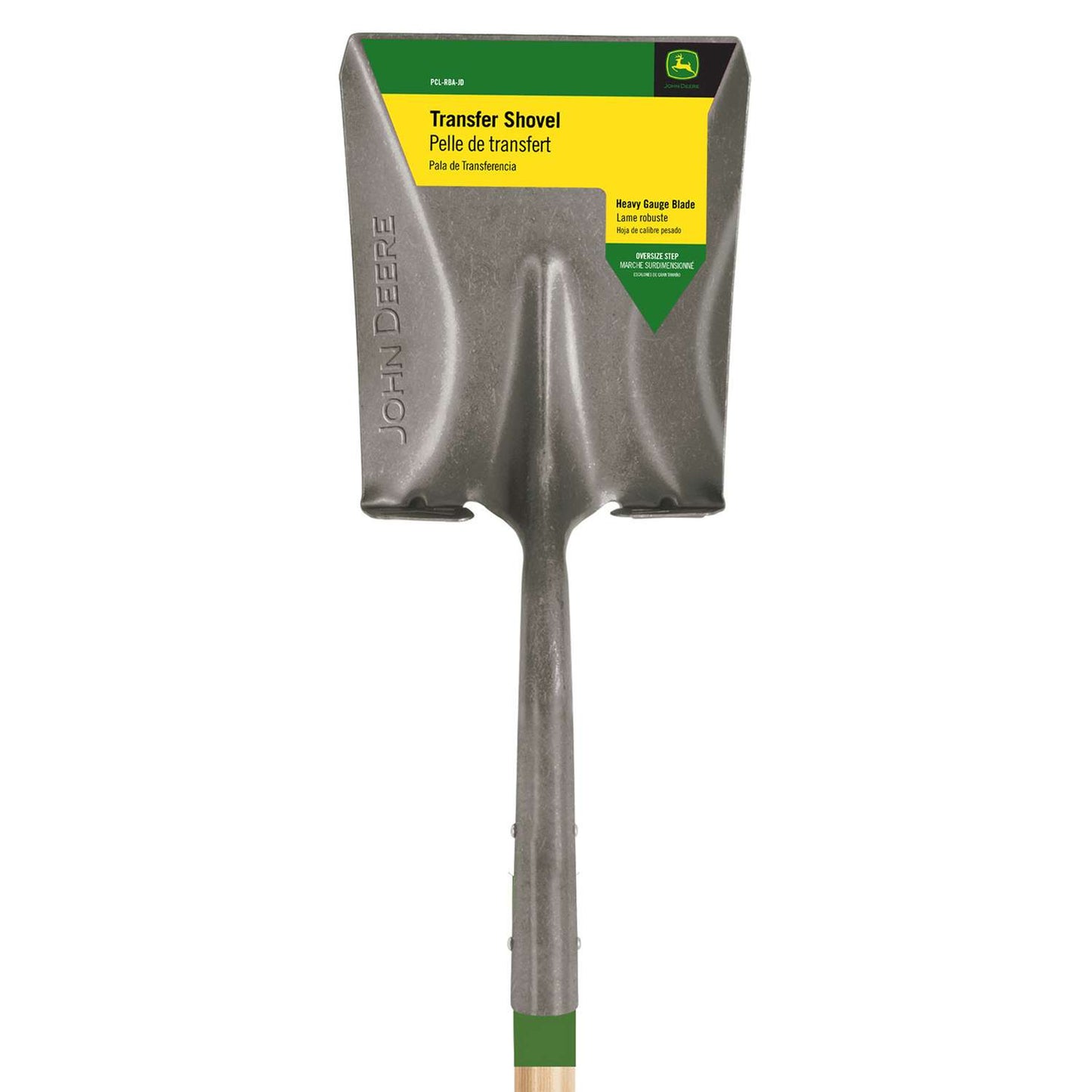  John Deere 60 In. Steel Square Transfer Shovel Wood Handle