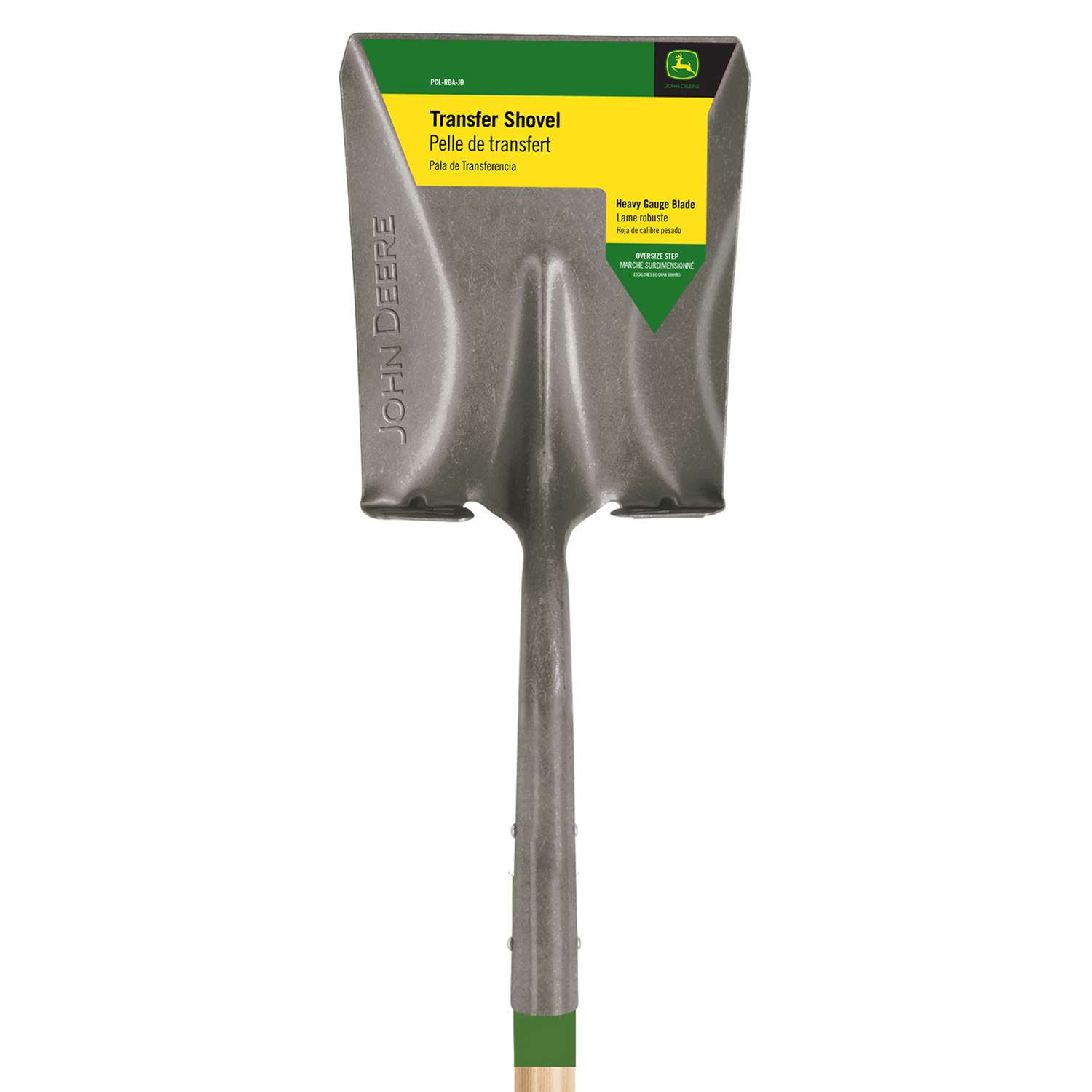  John Deere 60 In. Steel Square Transfer Shovel Wood Handle