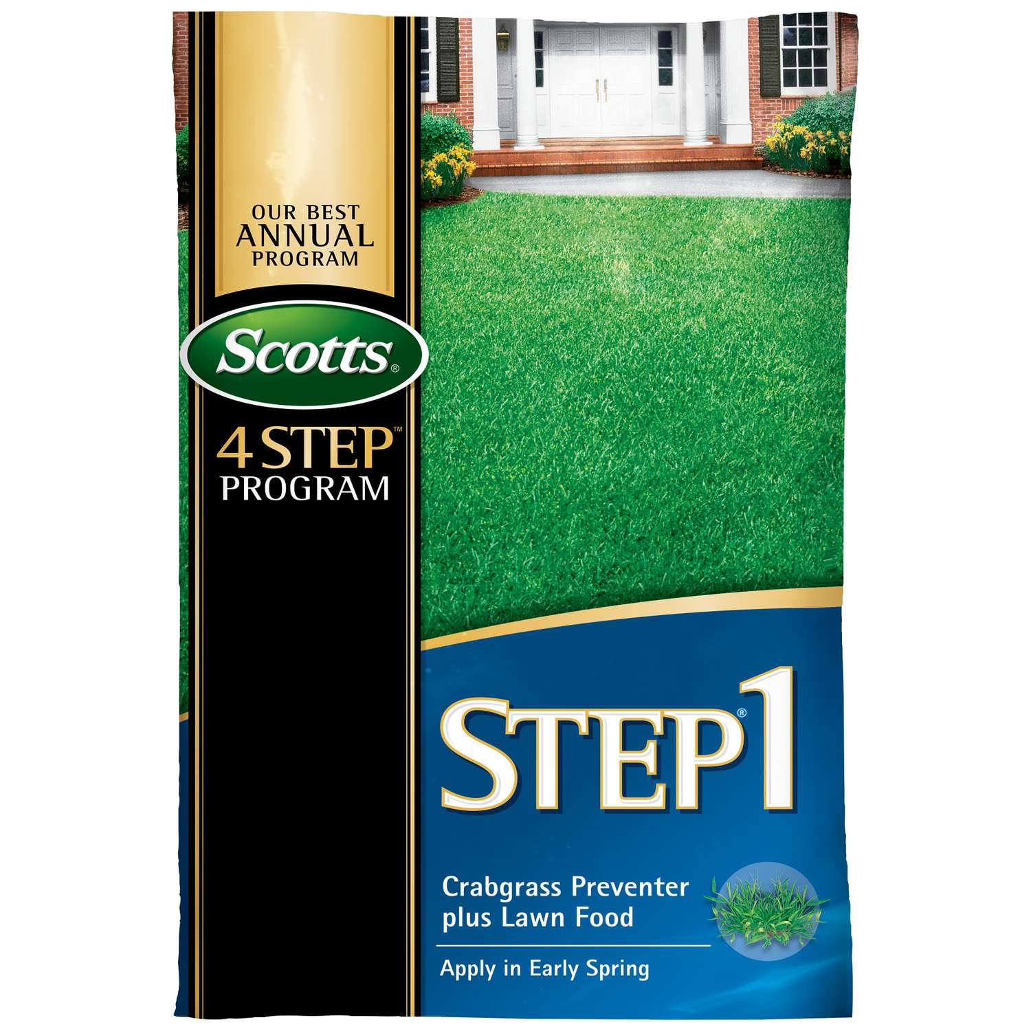  Scotts 4 Step Annual Program Lawn Fertilizer For All Grasses 5000 Sq Ft